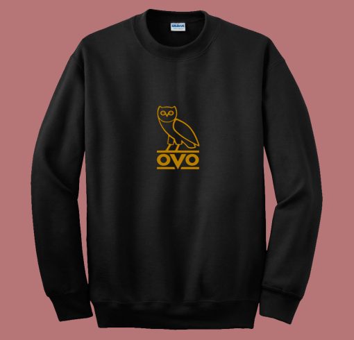 Ovo Drake Gold Owl Ovoxo 80s Sweatshirt
