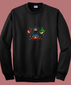 Park Boys South Park X The Powerpuff Girls 80s Sweatshirt