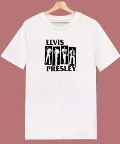 Parody Blackout Elvis Presley Las Vegas 80s T Shirt
