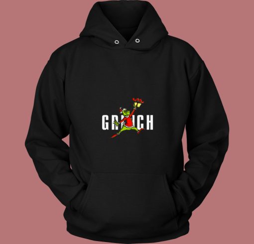 Parody Jumpman The Grinch Stole Christmas 80s Hoodie
