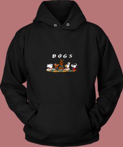 Parody Scooby Doo Snoopy Pluto Friends 80s Hoodie
