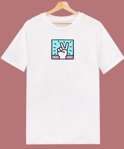 Peace Illustration 80s T Shirt