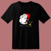 Peanuts Snoopy Woodstock Antlers Santa 80s T Shirt