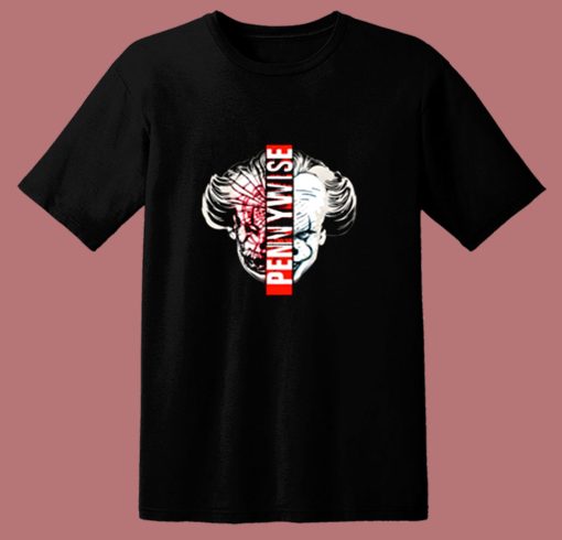 Pennywise Chapter Two Split Face 80s T Shirt