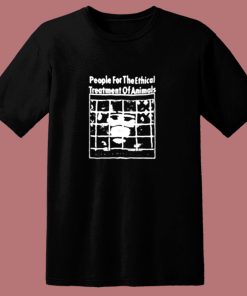 People For The Ethical Treatment Of Animals 80s T Shirt