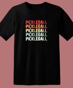 Pickleball Retro 80s T Shirt