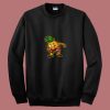 Pineapple Dab 80s Sweatshirt