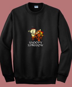 Pirates Of The Caribbean Captain Snoopy Sparrow 80s Sweatshirt