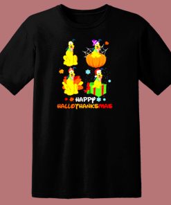 Plutos Happy Halloween 80s T Shirt