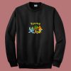 Pokemon Fennekin Chespin Froakie 80s Sweatshirt