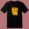 Pokemon Pikachu Brushy Graphic 80s T Shirt