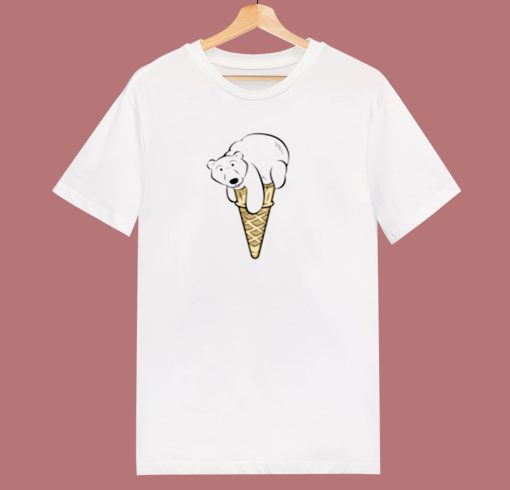 Polar Bear Ice Cream 80s T Shirt