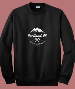 Portland Oregon Estd1843 Pacific Northwest 80s Sweatshirt
