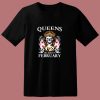 Queens Are Born In February Skull 80s T Shirt
