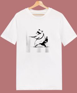 Raccoon Gun Panda 80s T Shirt