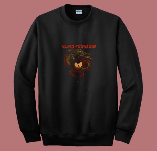 Rare Wu Tang Clan Staten Island Dragon 80s Sweatshirt