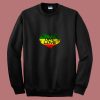 Rastafari One Love Vintage Jamaican Heart 80s Sweatshirt