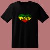 Rastafari One Love Vintage Jamaican Heart 80s T Shirt