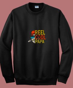 Reel Cool Fishing Papa 80s Sweatshirt