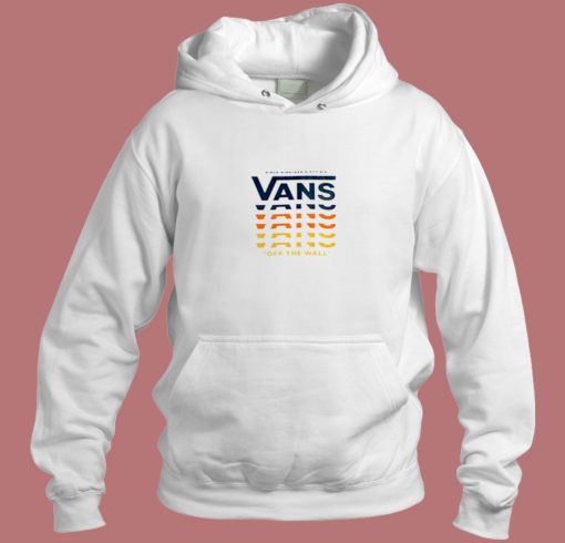 Retro Fades Vans Off The Wall Aesthetic Hoodie Style