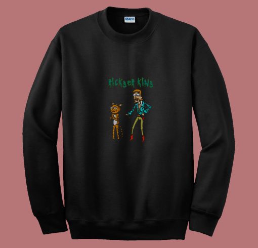 Rick And Morty Joe Exotic Tiger King 80s Sweatshirt