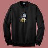 Rick And Morty Let Me Out Tiny Rick 80s Sweatshirt