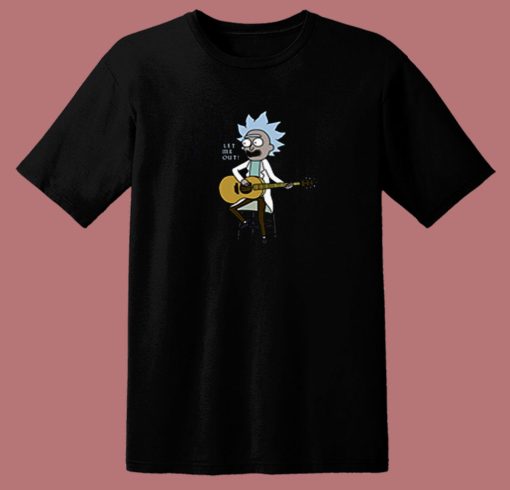 Rick And Morty Let Me Out Tiny Rick 80s T Shirt