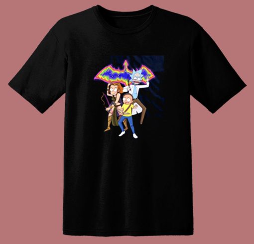 Rick And Morty Slt Dragon Squad 80s T Shirt