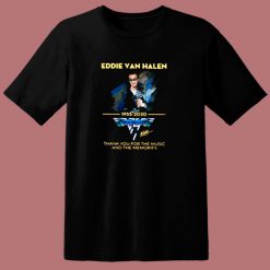 Rip Eddie Van Halen Thanks For The Music 80s T Shirt