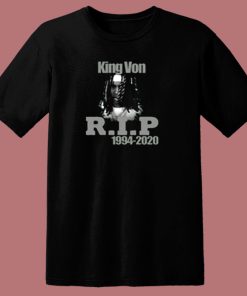 Rip King Von Otf Chicago Rapper 80s T Shirt