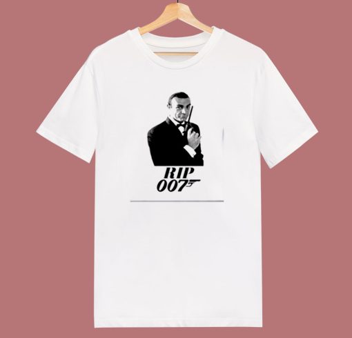 Rip Sean Connery 007 Thank You For The Memories 80s T Shirt