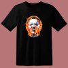 Rock Rebel Halloween Ii Michael Myers Flames 80s T Shirt