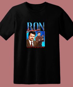Ron Swanson Homage 80s T Shirt