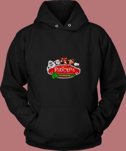 Rudolph The Red Nosed The Musical 80s Hoodie