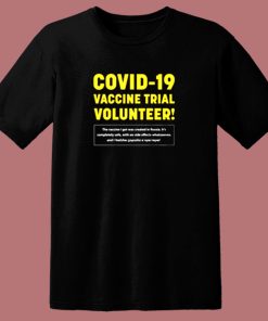 Russian Vaccine Trial Volunteer 80s T Shirt