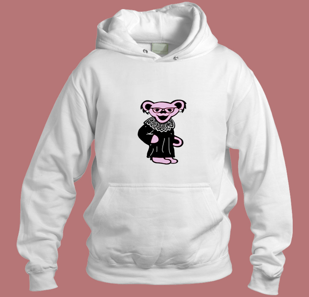 Ruth Bader Ginsburg Bear Aesthetic Hoodie Style - Mpcteehouse.com