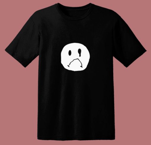 Sad Face Emoji Meme 80s T Shirt