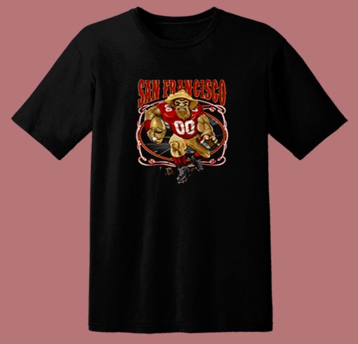 San Francisco Fan Fantasy Footballs 80s T Shirt