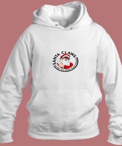Santa Claws He Sees You When Youre Drinking Aesthetic Hoodie Style