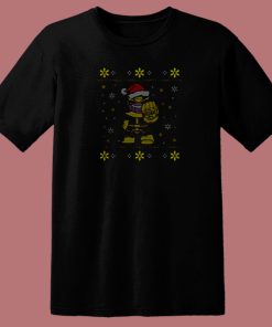 Santa Thanos Christmasfunny Style 80s T Shirt