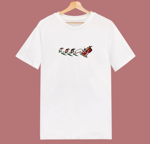 Santas Fetish Sledge 80s T Shirt