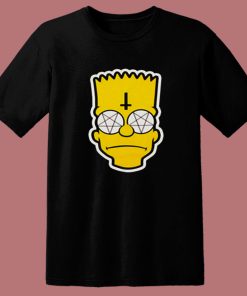 Satanic Bart Simpson 80s T Shirt