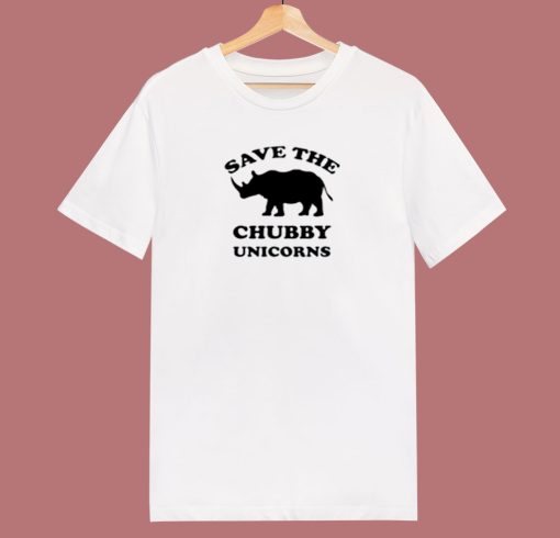 Save The Chubby Unicorns 80s T Shirt