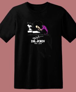 Schroeder Dr John 1941 – 2019 Signature Snoopy 80s T Shirt