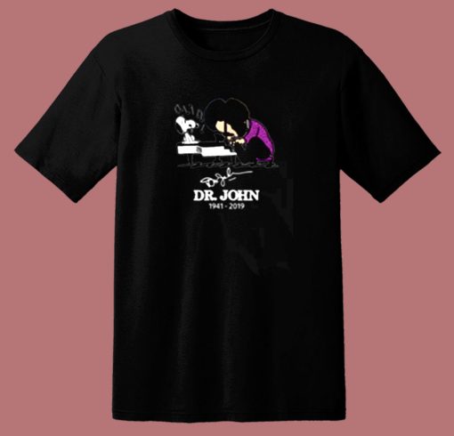 Schroeder Dr John 1941 – 2019 Signature Snoopy 80s T Shirt