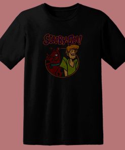 Scooby Doo And Shaggy Laughing 80s T Shirt
