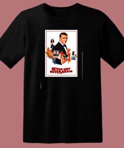 Sean Connery James Bond 007 Never Say Never Again 80s T Shirt