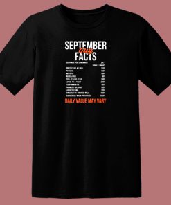 September Guy Facts 80s T Shirt