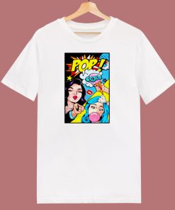 Sexy Pop Art Warhol Lichtenstein Comic Book 80s T Shirt