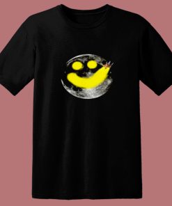Smiley Face Happy Moon 80s T Shirt